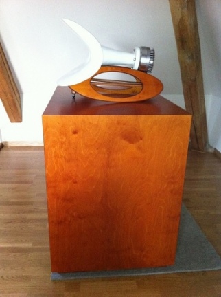 Hornst nder oval Kirschrot 22